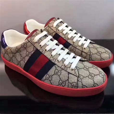 cheap red gucci shoes|gucci shoes red and black.